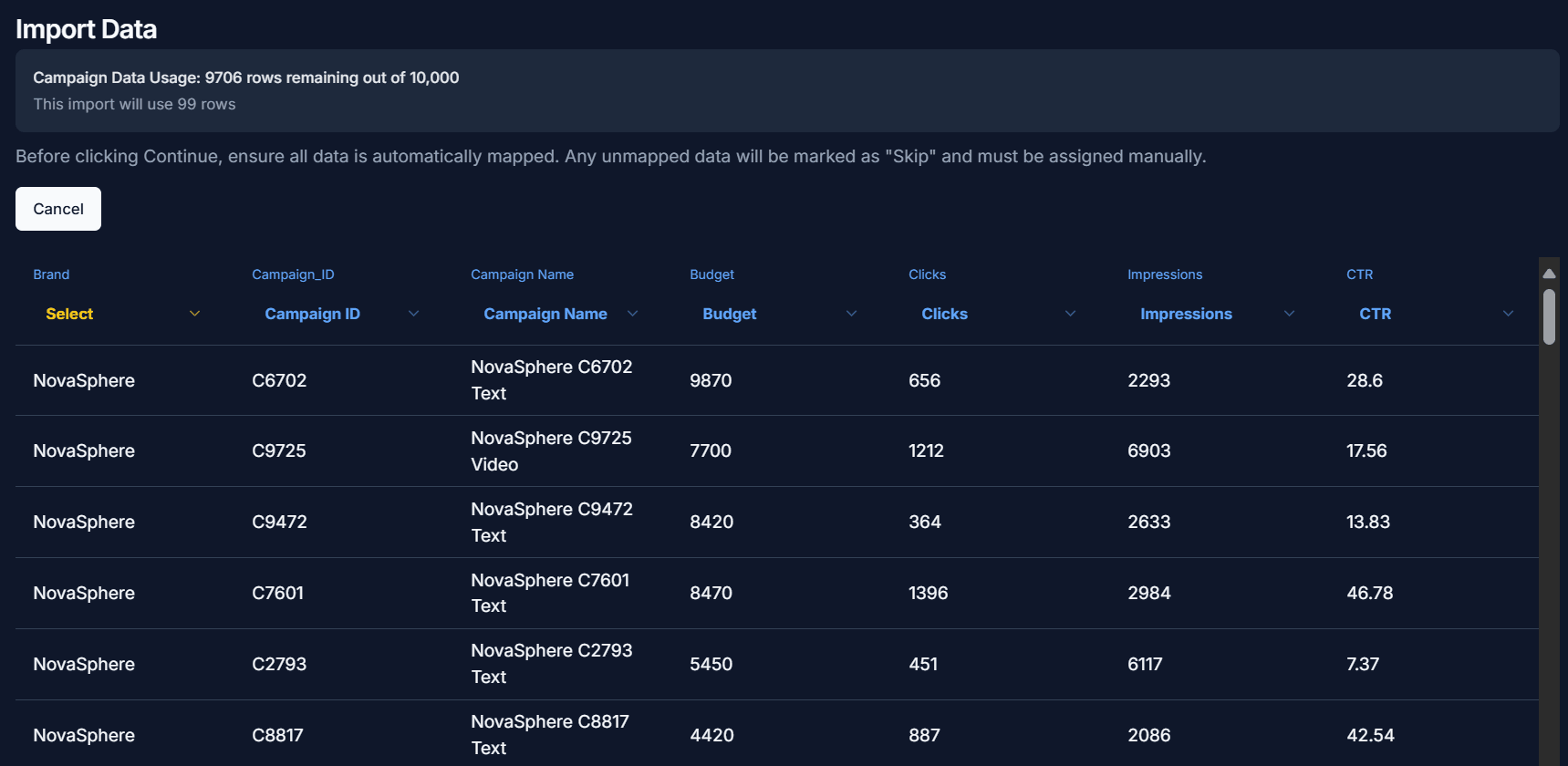 Upload Feature
